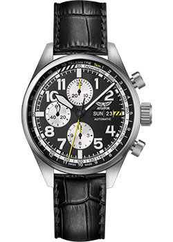 Швейцарские наручные  мужские часы Aviator V.4.26.0.175.4. Коллекция Airacobra