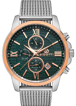 fashion наручные  мужские часы BIGOTTI BG.1.10330-3. Коллекция Milano