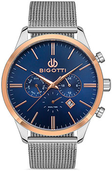 fashion наручные  мужские часы BIGOTTI BG.1.10384-3. Коллекция Milano