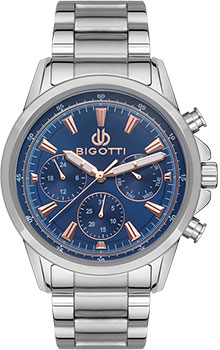 fashion наручные  мужские часы BIGOTTI BG.1.10425-3. Коллекция Milano