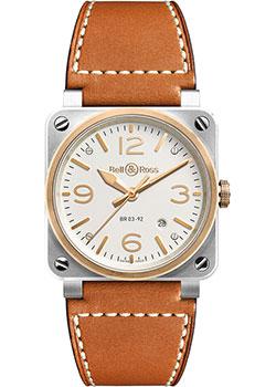 Швейцарские наручные мужские часы Bell&Ross BR0392-ST-PG_SCA. Коллекция BR 03