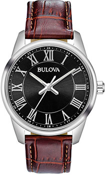 Японские наручные  мужские часы Bulova 96A221. Коллекция Classic