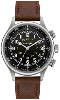 Японские наручные  мужские часы Bulova 96A245. Коллекция Pilot