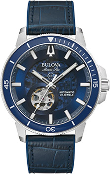 Японские наручные  мужские часы Bulova 96A291. Коллекция Marine Star