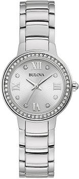 Японские наручные  женские часы Bulova 96L280. Коллекция Crystal Ladies