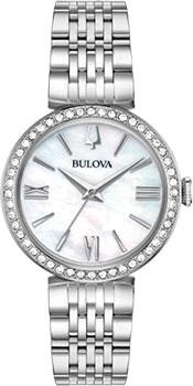 Японские наручные  женские часы Bulova 96X153. Коллекция Crystal Ladies
