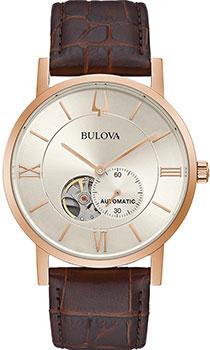 Японские наручные  мужские часы Bulova 97A150. Коллекция Automatic