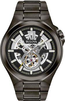 Японские наручные  мужские часы Bulova 98A179. Коллекция Maquina