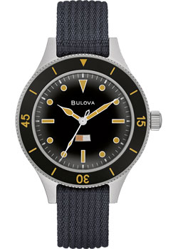 Японские наручные  мужские часы Bulova 98A266. Коллекция Mil-Ships