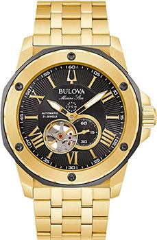 Японские наручные  мужские часы Bulova 98A273. Коллекция Marine Star