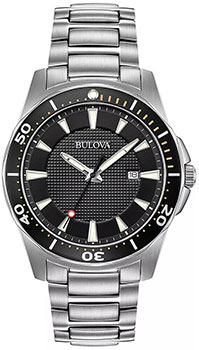 Японские наручные  мужские часы Bulova 98B328. Коллекция Marine Star