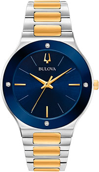Японские наручные  мужские часы Bulova 98E117. Коллекция Millennia