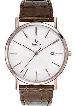 Японские наручные мужские часы Bulova 98H51. Коллекция Dress