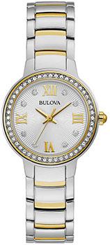 Японские наручные  женские часы Bulova 98L271. Коллекция Crystal Ladies