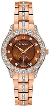 Японские наручные  женские часы Bulova 98L284. Коллекция Phantom