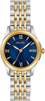 Японские наручные  женские часы Bulova 98M124. Коллекция Classic