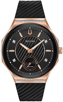 Японские наручные  женские часы Bulova 98R239. Коллекция CURV