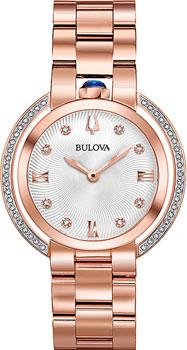 Японские наручные  женские часы Bulova 98R248. Коллекция Rubaiyat