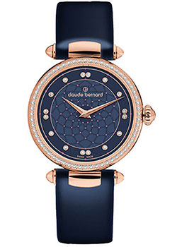 Швейцарские наручные  женские часы Claude Bernard 20509-37RCBUIR. Коллекция Dress code