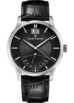 Швейцарские наручные  мужские часы Claude Bernard 41001-3NIN. Коллекция Classic Gents