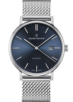 Швейцарские наручные  мужские часы Claude Bernard 80102-3MBUIN. Коллекция Classic Automatic
