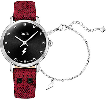 Швейцарские наручные  женские часы Cover CO1007.01. Коллекция Crazy Seconds