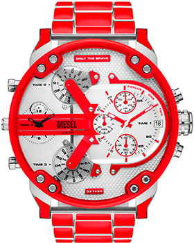 fashion наручные  мужские часы Diesel DZ7480. Коллекция Mr. Daddy 2.0