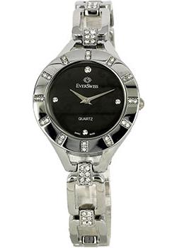 Швейцарские наручные женские часы EverSwiss 2763-LSB. Коллекция Classic