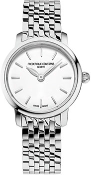 Frederique Constant Швейцарские наручные  женские часы Frederique Constant FC-200S6B. Коллекция Slim Line Mini