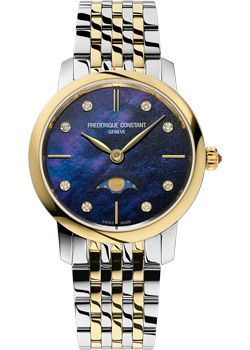 Швейцарские наручные женские часы Frederique Constant FC-206MPND1S3B. Коллекция Slim Line Moonphase
Швейцарские наручные женские часы Frederique Constant FC-206MPND1S3B. Коллекция Slim Line Moonphase
