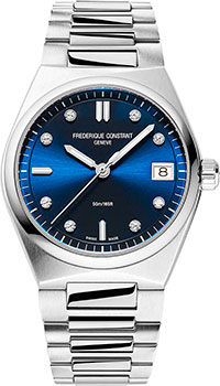Швейцарские наручные  женские часы Frederique Constant FC-240ND2NH6B. Коллекция Highlife