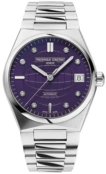 Швейцарские наручные  женские часы Frederique Constant FC-303PD2NH6B. Коллекция Highlife Automatic