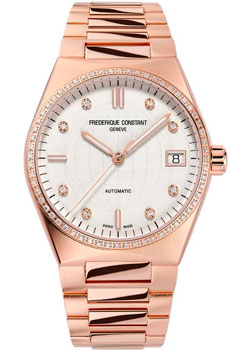 Швейцарские наручные  женские часы Frederique Constant FC-303VD2NHD4B. Коллекция Highlife Automatic