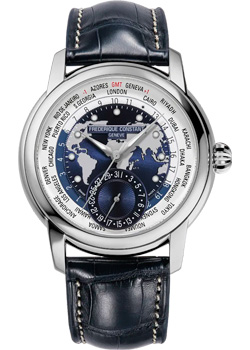 Швейцарские наручные  мужские часы Frederique Constant FC-718NWWM4H6. Коллекция Highlife Worldtimer Manufacture