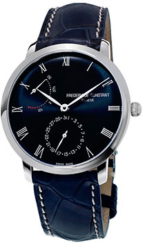 Швейцарские наручные  мужские часы Frederique Constant FC-723NR3S6. Коллекция Slimline Power Reserve