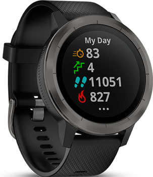 мужские часы Garmin 010-01769-12. Коллекция Vivoactive 3