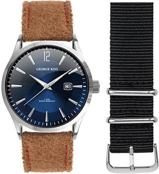 fashion наручные  мужские часы George Kini GK.11.S.4S.3.3.0. Коллекция Gents Collection