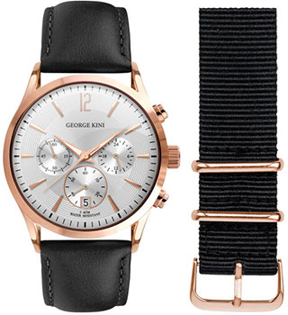 fashion наручные  мужские часы George Kini GK.12.3.1R.16. Коллекция Gents Collection