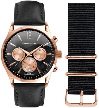 fashion наручные  мужские часы George Kini GK.12.3.2RR.16. Коллекция Gents Collection