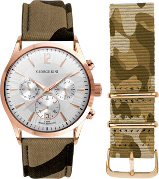 fashion наручные  мужские часы George Kini GK.17.R.9R.4.3.0. Коллекция Gents Collection