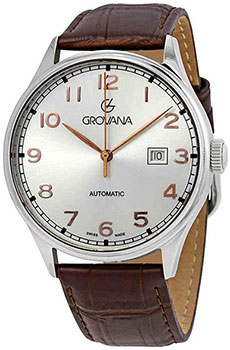 Швейцарские наручные  мужские часы Grovana 1190.2528. Коллекция Mechanical