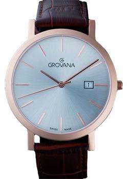 Швейцарские наручные  мужские часы Grovana 1230.1962. Коллекция Traditional