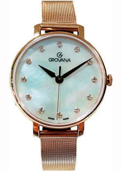 Швейцарские наручные  женские часы Grovana 4441.1168. Коллекция Lifestyle