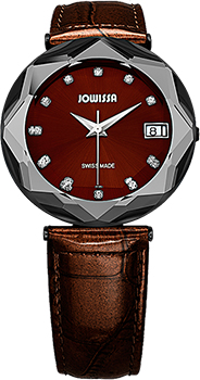 Швейцарские наручные  женские часы Jowissa J5.222.XL. Коллекция Crystal 3