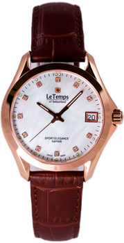 Швейцарские наручные  женские часы Le Temps LT1030.58BL52. Коллекция Sport Elegance
