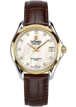 Швейцарские наручные  женские часы Le Temps LT1030.68BL62. Коллекция Sport Elegance