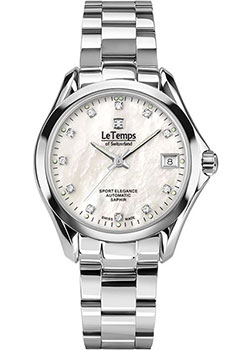 Швейцарские наручные  женские часы Le Temps LT1033.05BS01. Коллекция Sport Elegance Automatic
