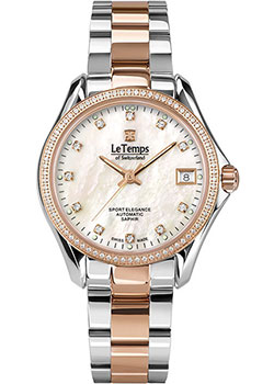 Швейцарские наручные  женские часы Le Temps LT1033.45BT02. Коллекция Sport Elegance Automatic