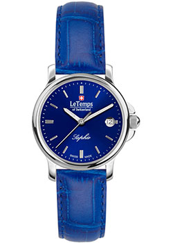 Швейцарские наручные  женские часы Le Temps LT1056.13BL03. Коллекция Lady