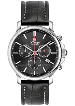 Швейцарские наручные мужские часы Le Temps LT1057.12BL01. Коллекция Zafira Chrono
Швейцарские наручные мужские часы Le Temps LT1057.12BL01. Коллекция Zafira Chrono